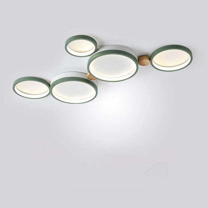 Arisha Round Flush Mount Ceiling Light 3 Colour 3/4/5/6/7 Heads - Neutral Decor