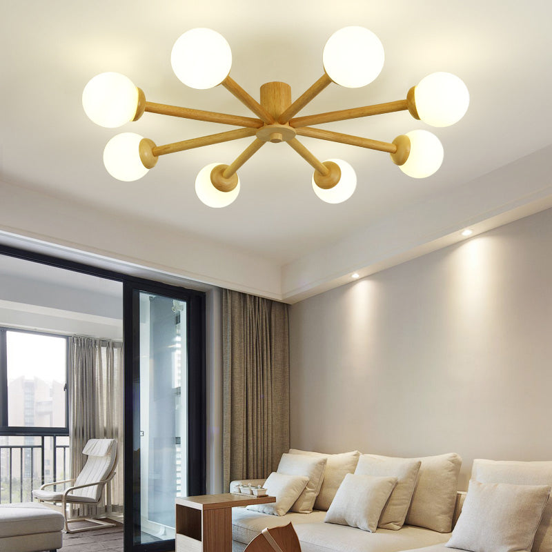 Muto Ceiling Light, Dimmable 6/8 Head - Neutral Decor