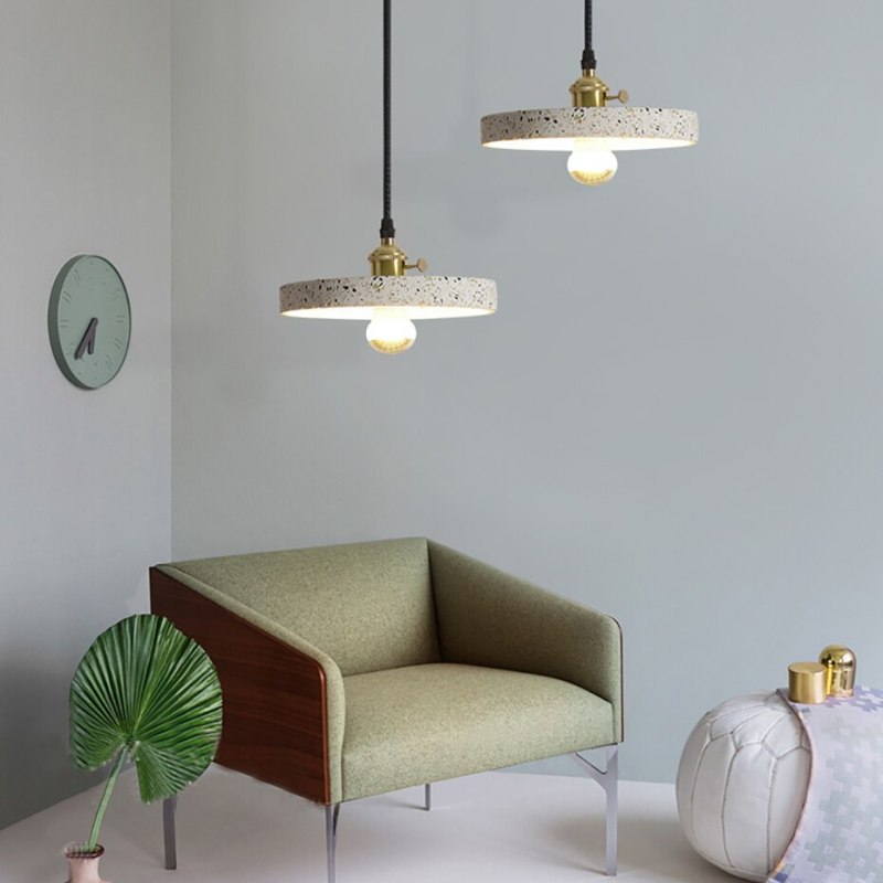 Aria Modern Stone Pendant Light, 5 Style - Neutral Decor