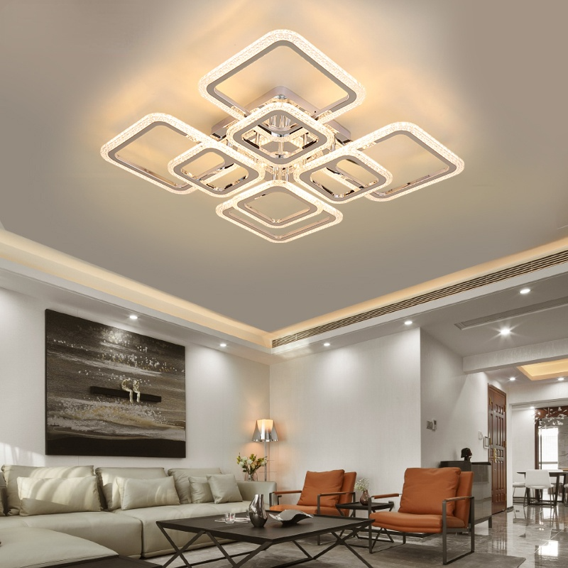 Arisha Modern Square Flush Mount Ceiling Light - Neutral Decor