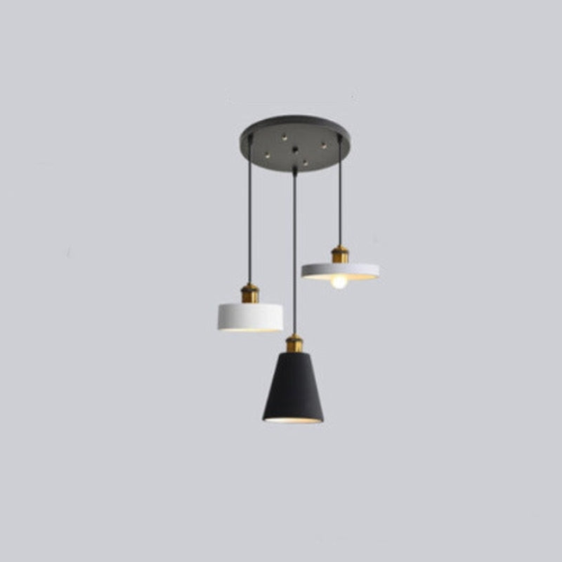 Aria Art Deco Minimalist Monochrome Pendant Light - Neutral Decor