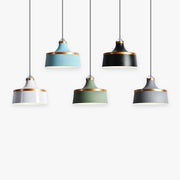 Valentina Modern Colorful Single Pendant Light, Metal Shade - Neutral Decor