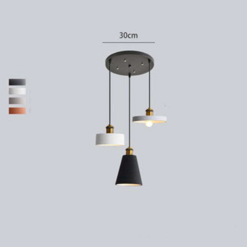 Aria Art Deco Minimalist Monochrome Pendant Light - Neutral Decor