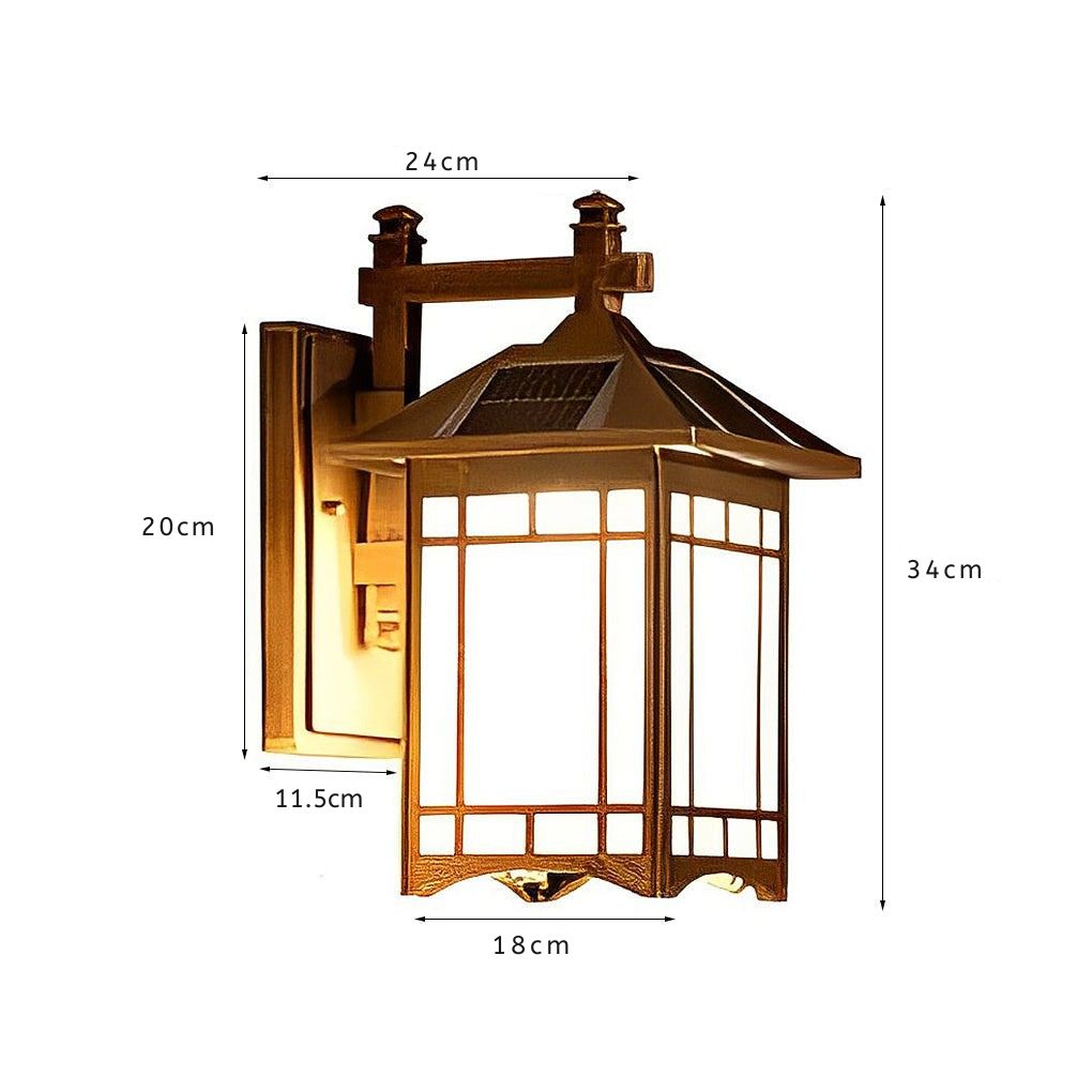 Edith Retro LED Vintage Outdoor Sconce Wall Lamp