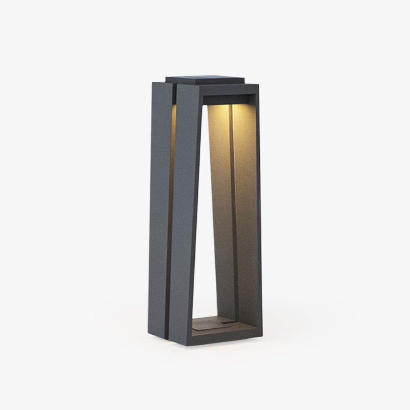 Kovara Solar Outdoor Bollard Light-Neutral Decor
