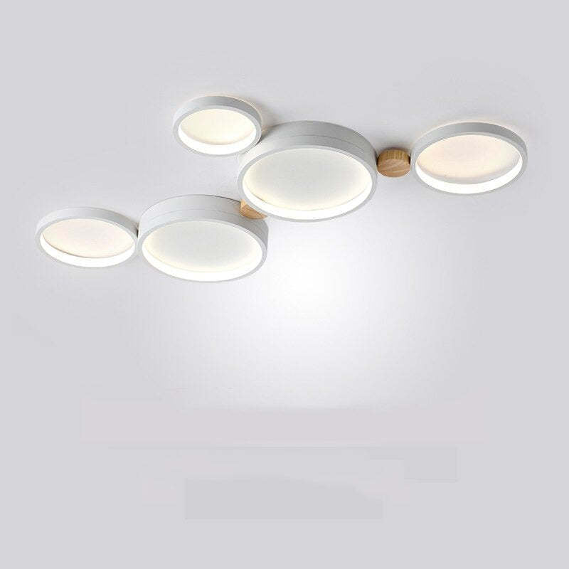 Arisha Round Flush Mount Ceiling Light 3 Colour 3/4/5/6/7 Heads - Neutral Decor