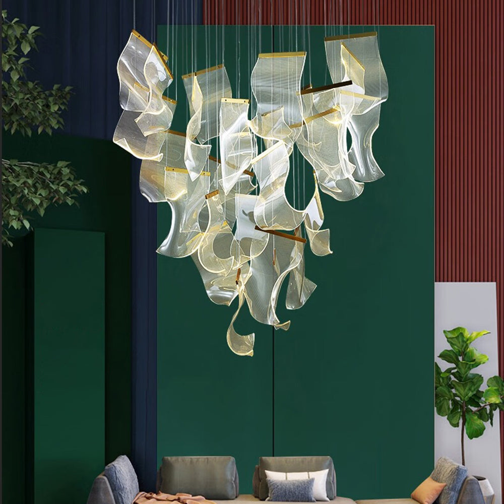 Arisha Luxury Artistic Chandelier, Gold - Neutral Decor