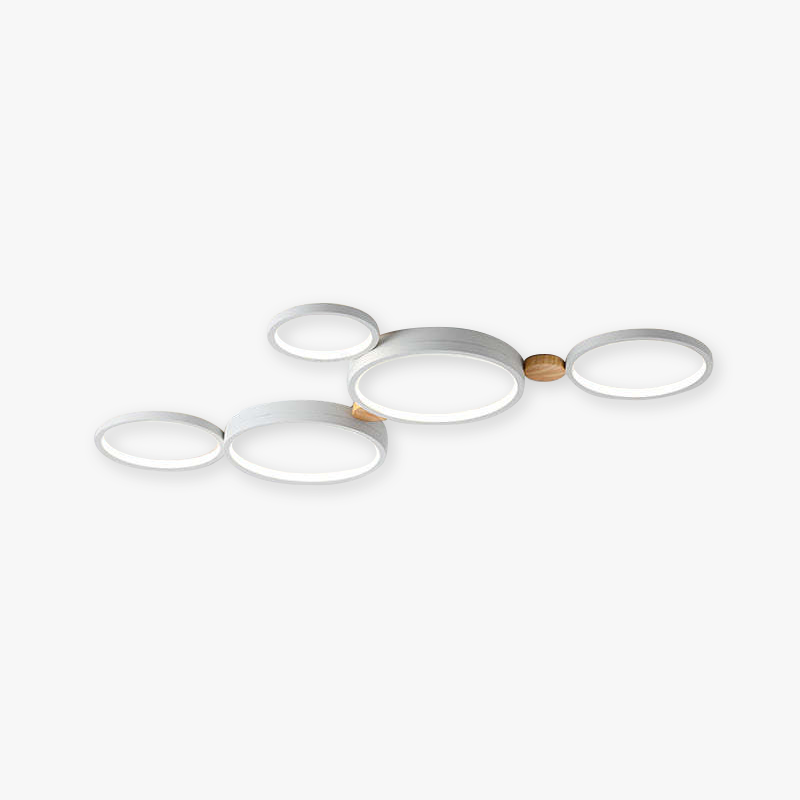 Arisha Round Flush Mount Ceiling Light 3 Colour 3/4/5/6/7 Heads - Neutral Decor