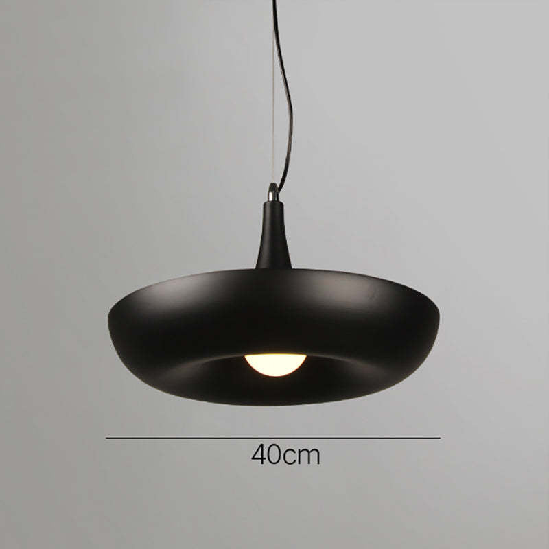 Ritta Modern Metal Lacquer Round Pendant Light - Neutral Decor