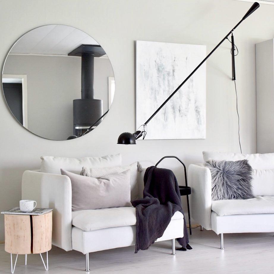 Cid Modern Minimalist Long Arm Wall Lamp-Neutral Decor
