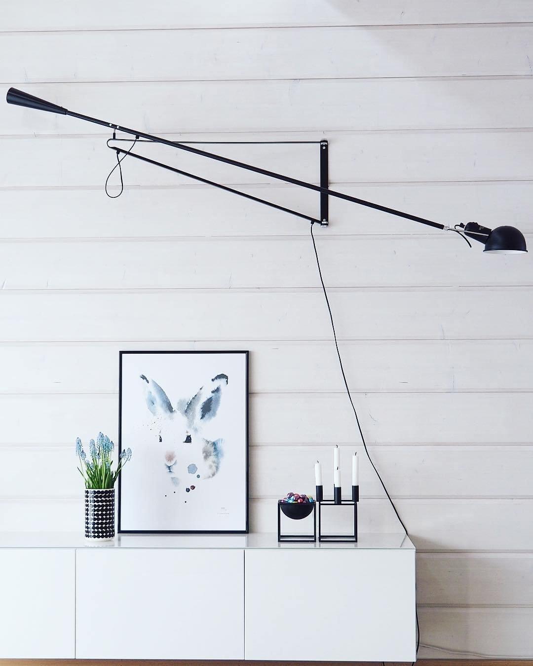 Cid Modern Minimalist Long Arm Wall Lamp-Neutral Decor