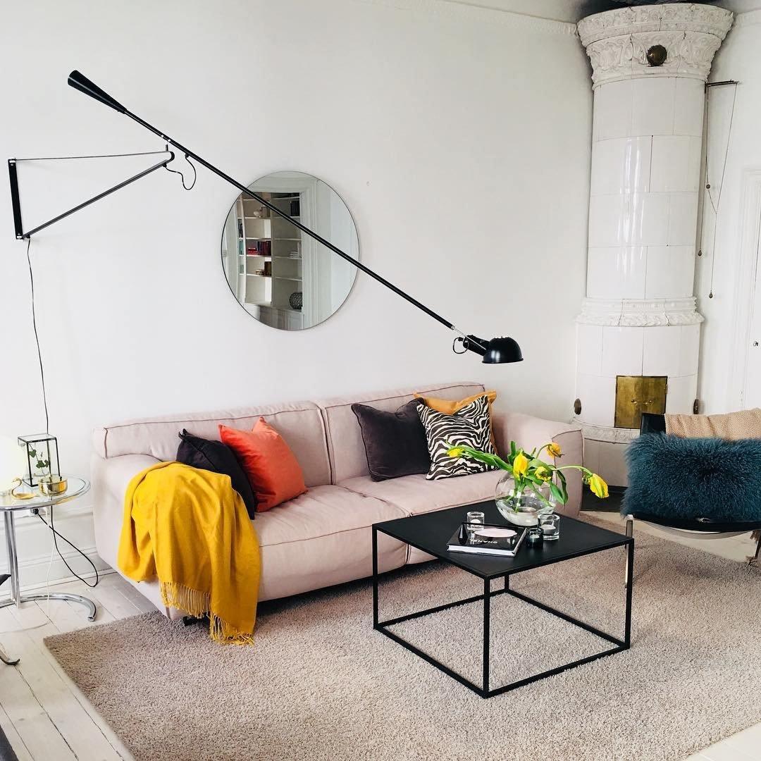 Cid Modern Minimalist Long Arm Wall Lamp-Neutral Decor