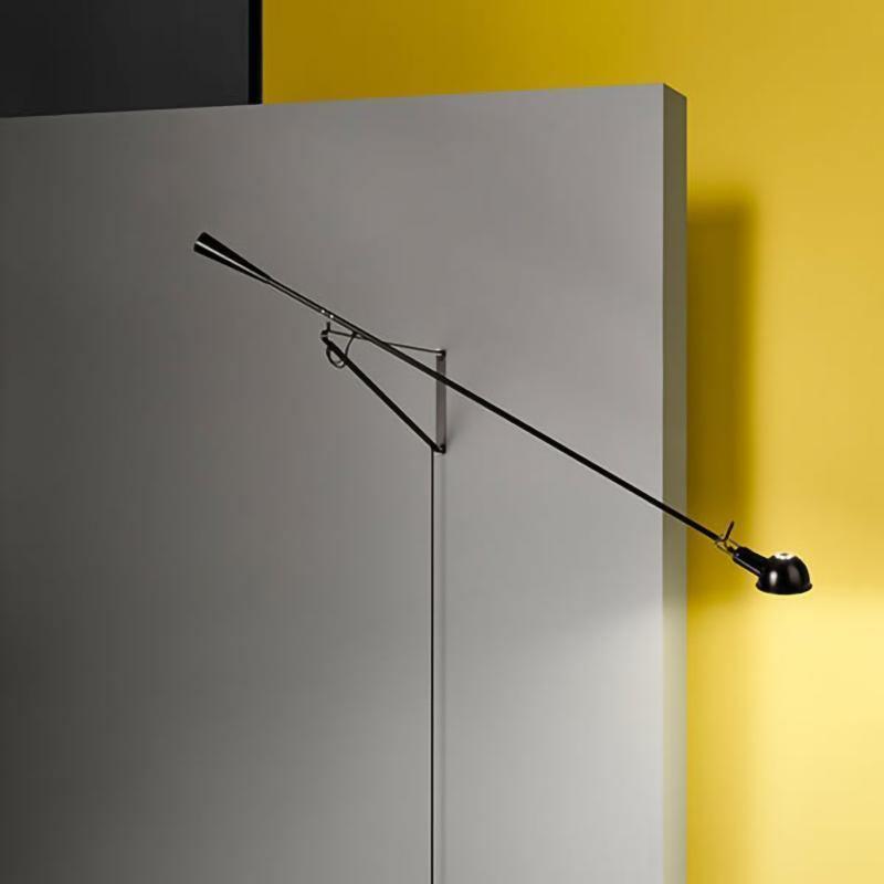 Cid Modern Minimalist Long Arm Wall Lamp-Neutral Decor