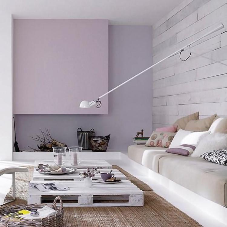 Cid Modern Minimalist Long Arm Wall Lamp-Neutral Decor