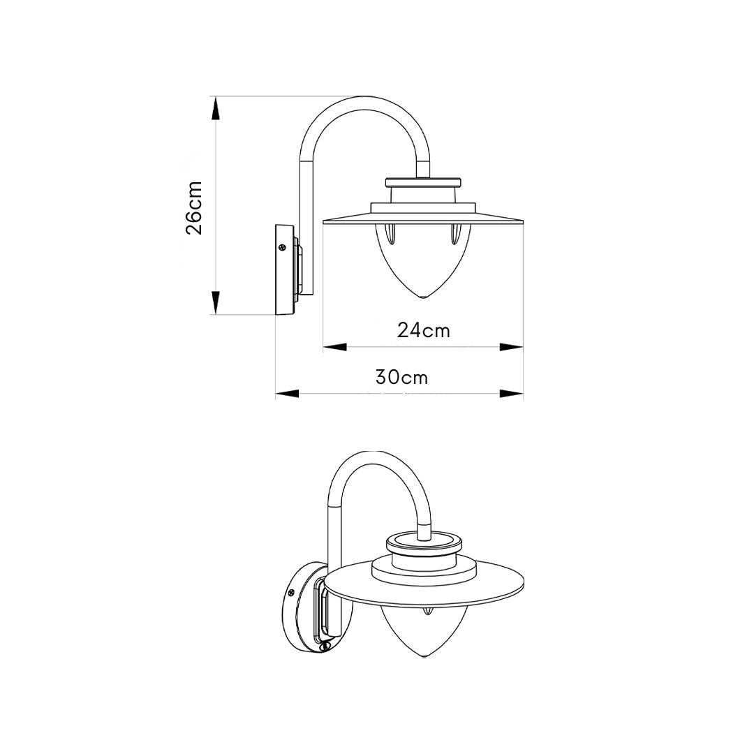 Judee LED Patio Minimalist Outdoor Wall Lights