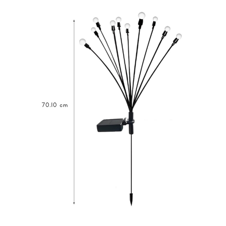 Longar Solar Firefly Eco-Friendly Steel Outdoor Light