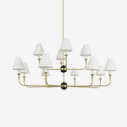 Astris Brass Chandelier-Neutral Decor
