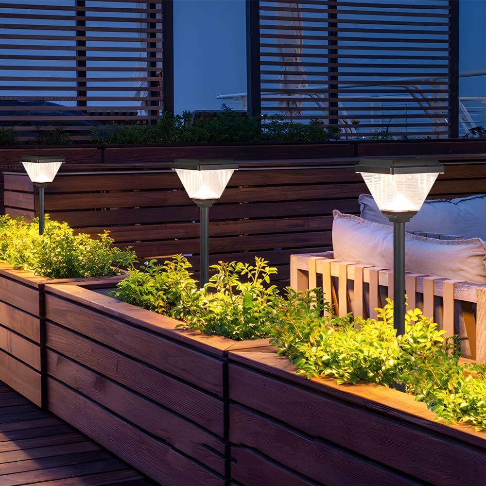 Rya Modern LED ABS Outdoor Pathway Post Light
