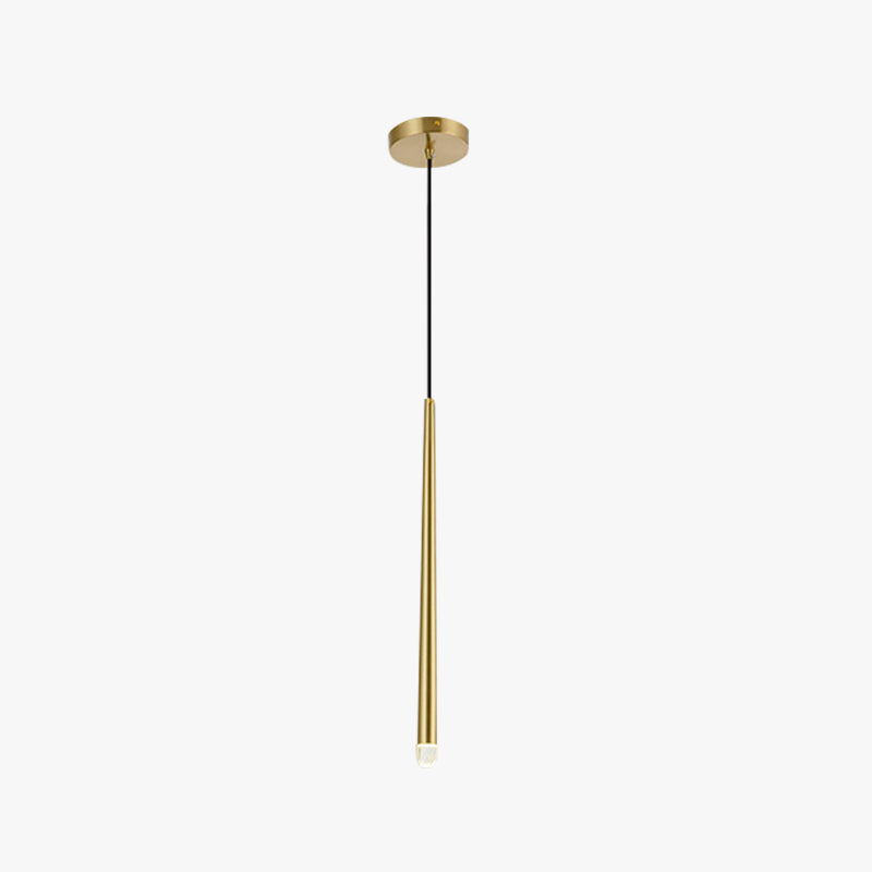Arisha Pendant Light Linear Modern, Gold, Living Rooms - Neutral Decor