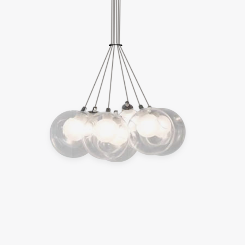 Valentina Modern Bubble Pendant Light, 5 Style - Neutral Decor