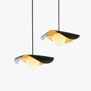 Arisha Modern Nordic Minimalist Metal/Marble Pendant Light, Black - Neutral Decor