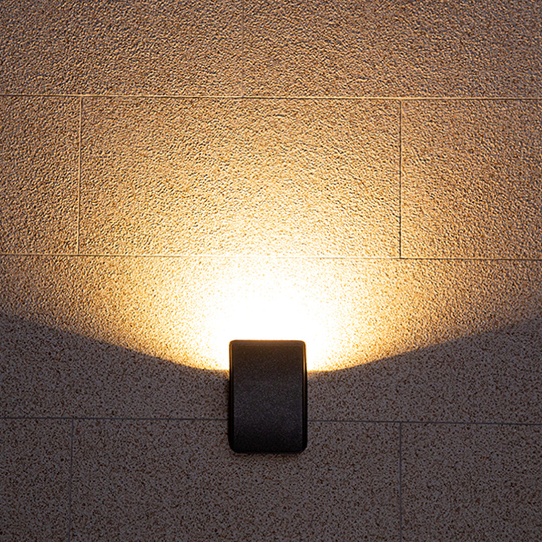 Halaay LED Waterproof Minimalist Glass Outdoor Wall Lights