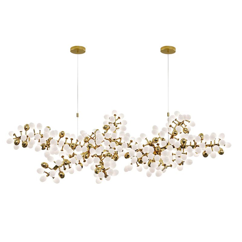 Aldo Elegant Droplet Glass Chandelier-Neutral Decor