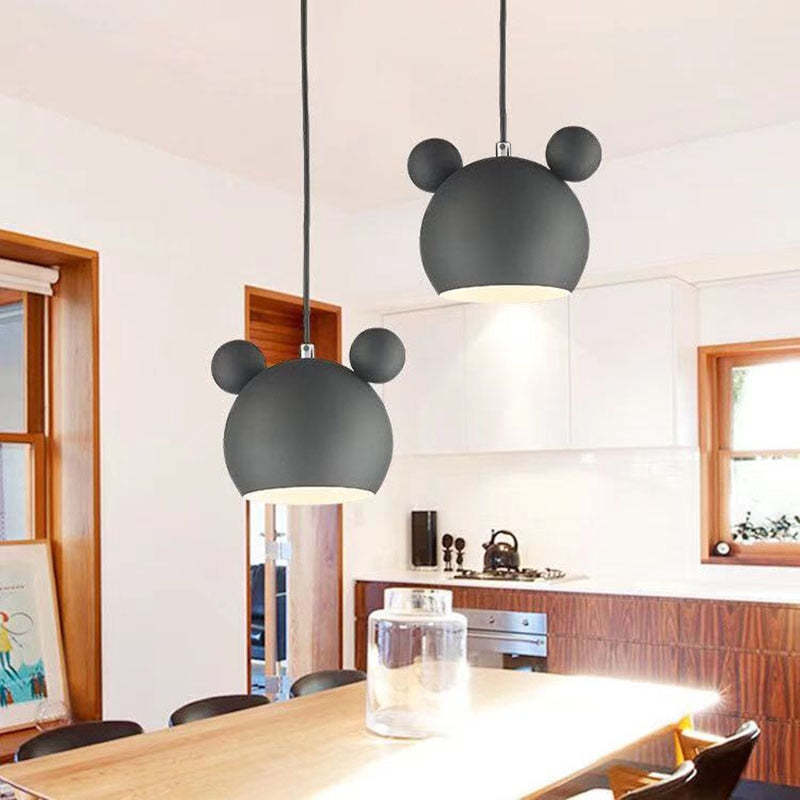 Valentina Mouse Head Pendant Light, 5 Colour - Neutral Decor