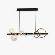Arisha Pendant Light Bubble Circle Modern Black/Gold, Bedroom - Neutral Decor