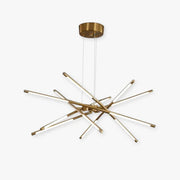 Arisha Pendant Light, Black/Gold, 6/8/10/12 Heads - Neutral Decor