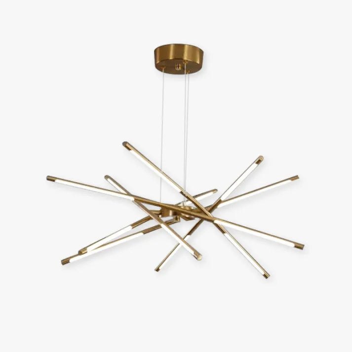 Arisha Pendant Light, Black/Gold, 6/8/10/12 Heads - Neutral Decor
