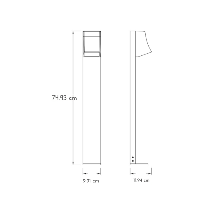Kendra LED Minimalist Nordic Outdoor Light