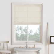 Jenna Linen Roman Shades & Blinds-Neutral Decor
