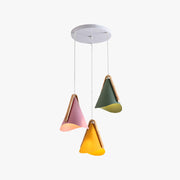 Valentina Modern Cone Pendant Light, Wood/Metal - Neutral Decor