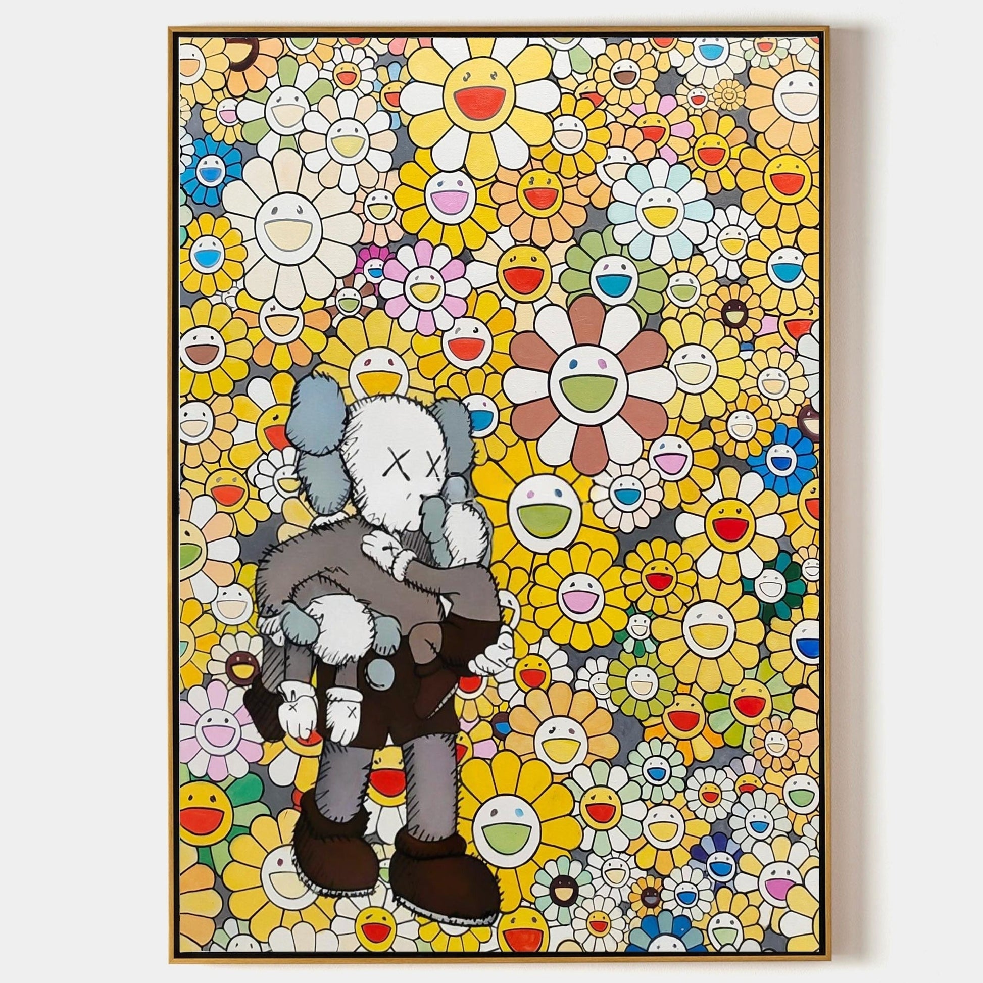 Wall Art Vertical Pop Art Cartoon Character Scene Vibrant - Neutralighting