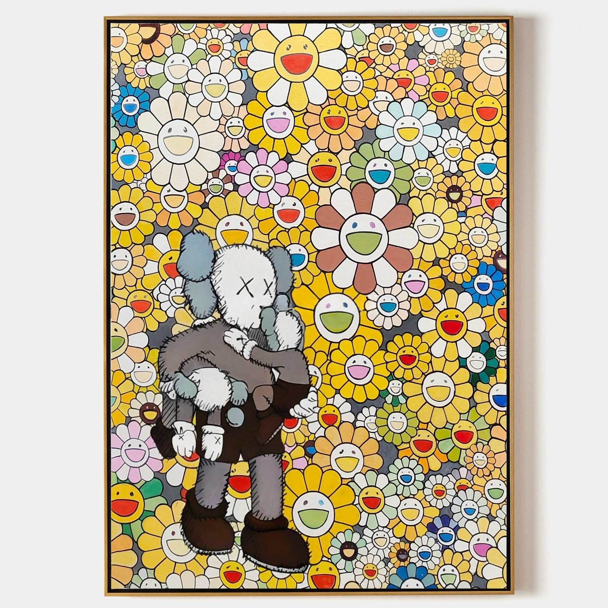 Wall Art Vertical Pop Art Cartoon Character Scene Vibrant - Neutralighting