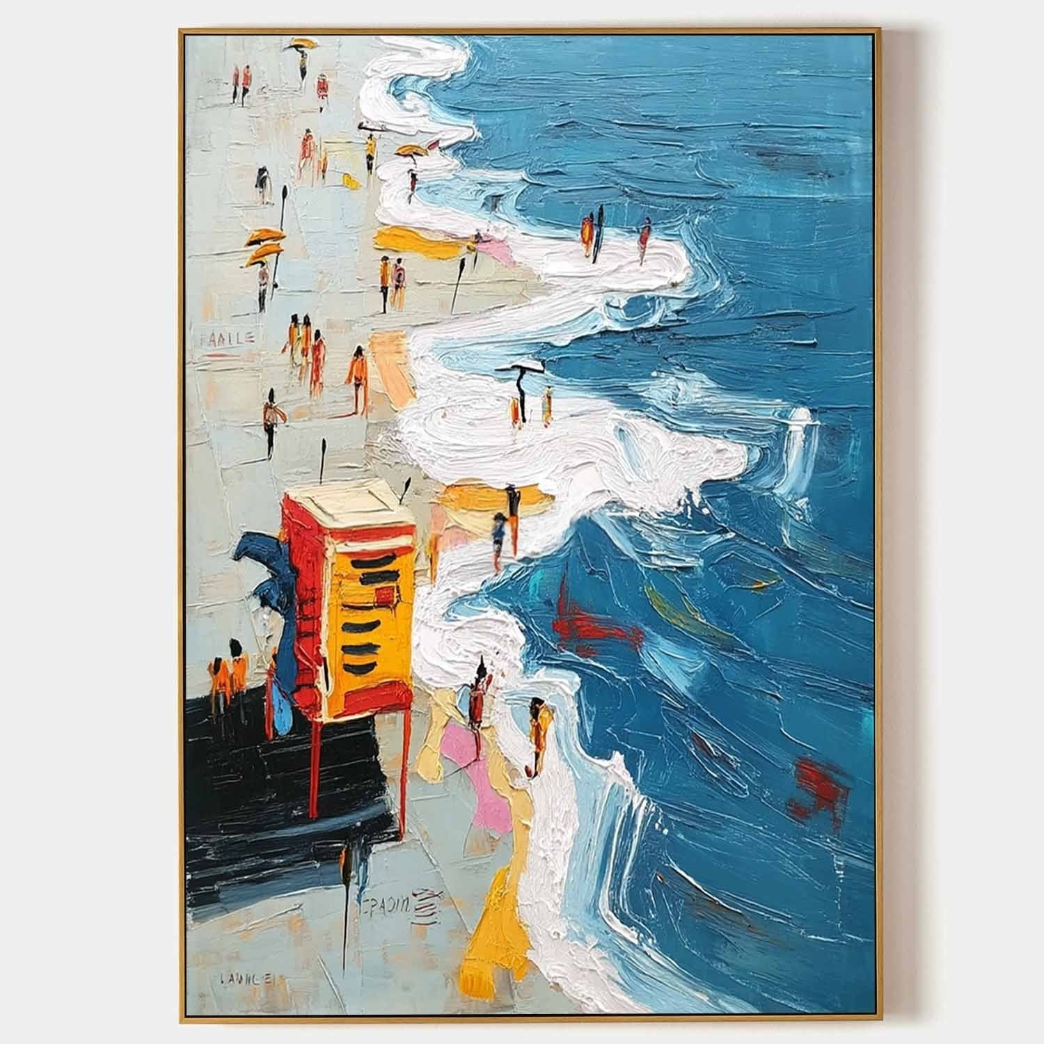 Wall Art Vibrant Beach Lifeguard - Neutralighting