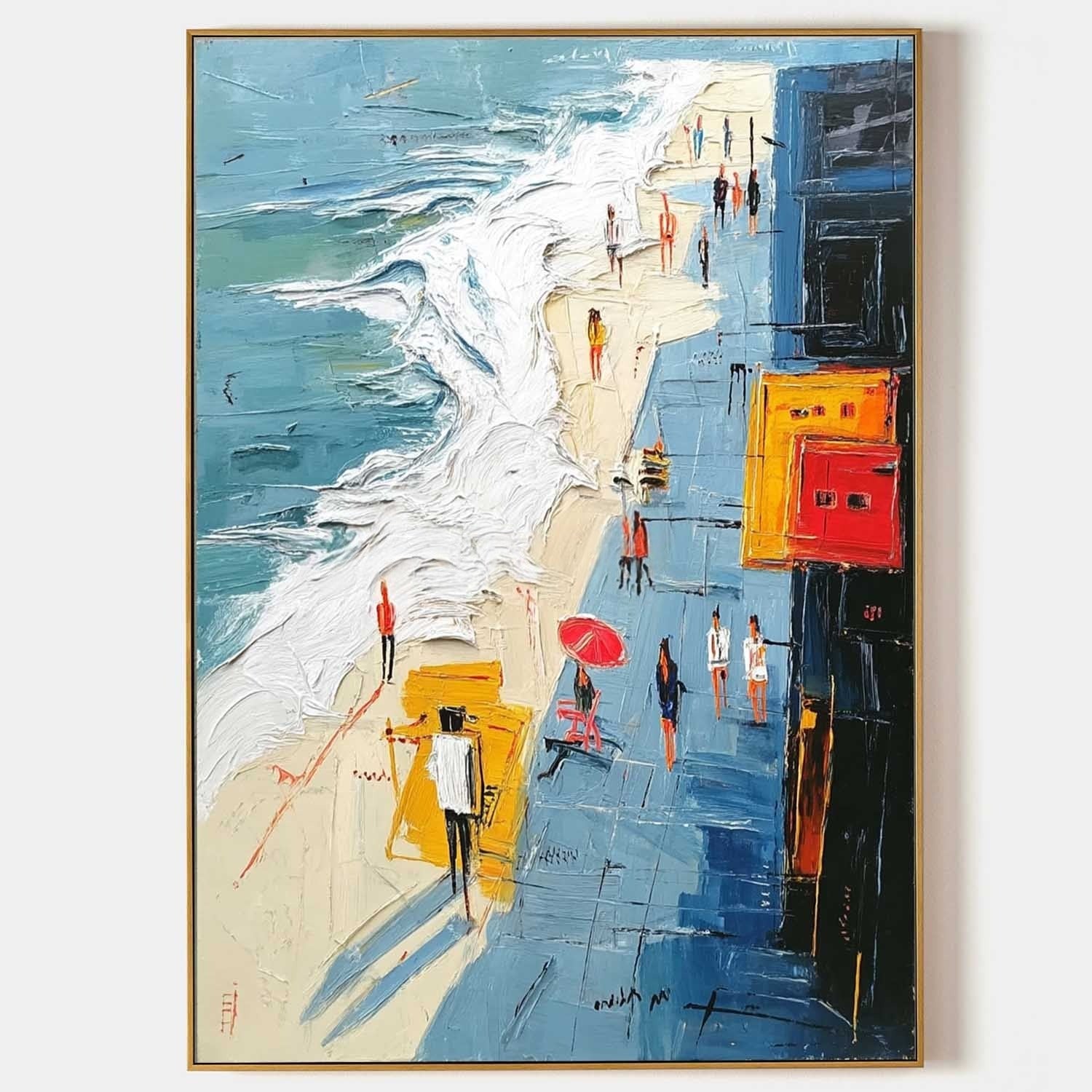 Wall Art Bright Beach Boardwalk - Neutralighting