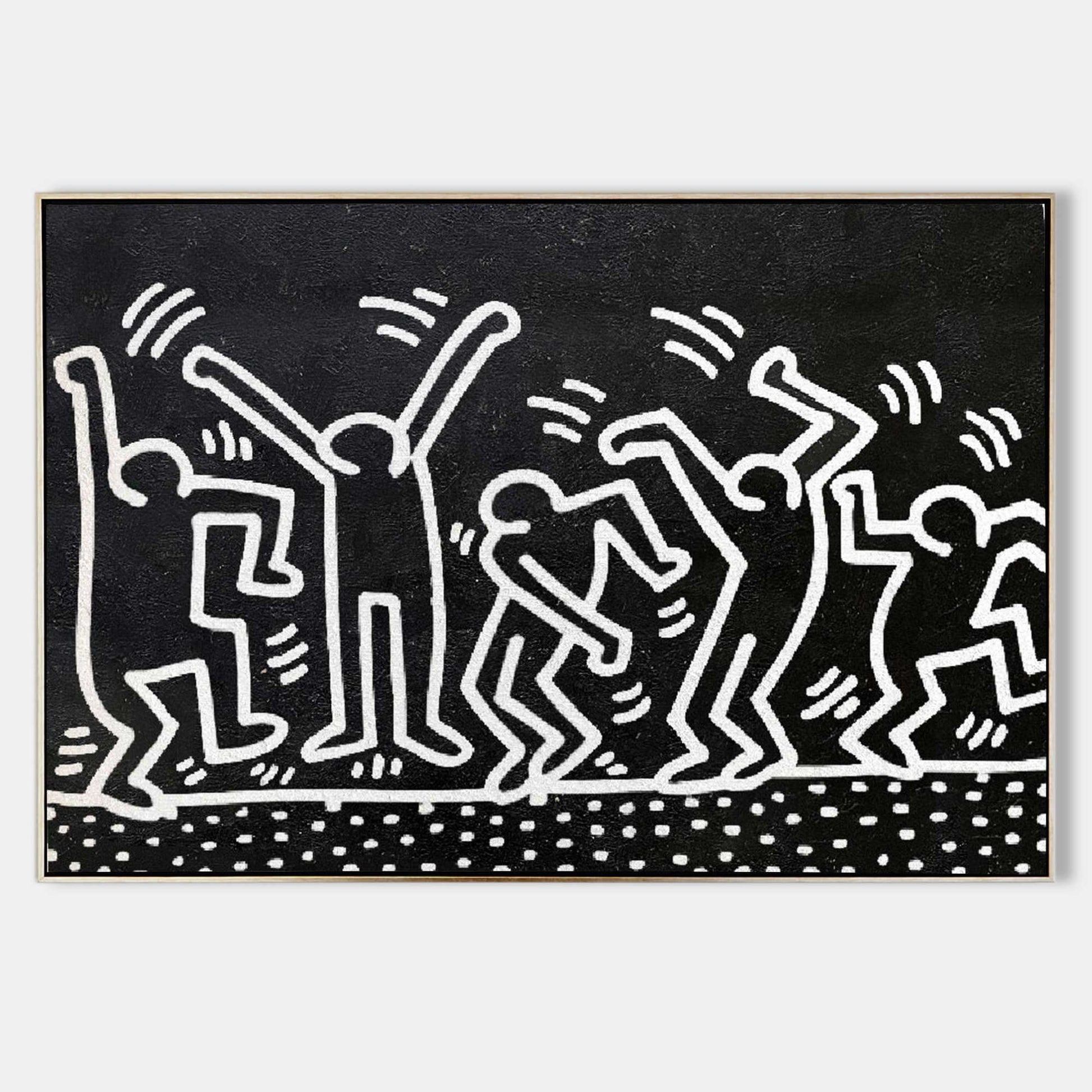 Keith Haring Style Painting KS009 - Neutralighting