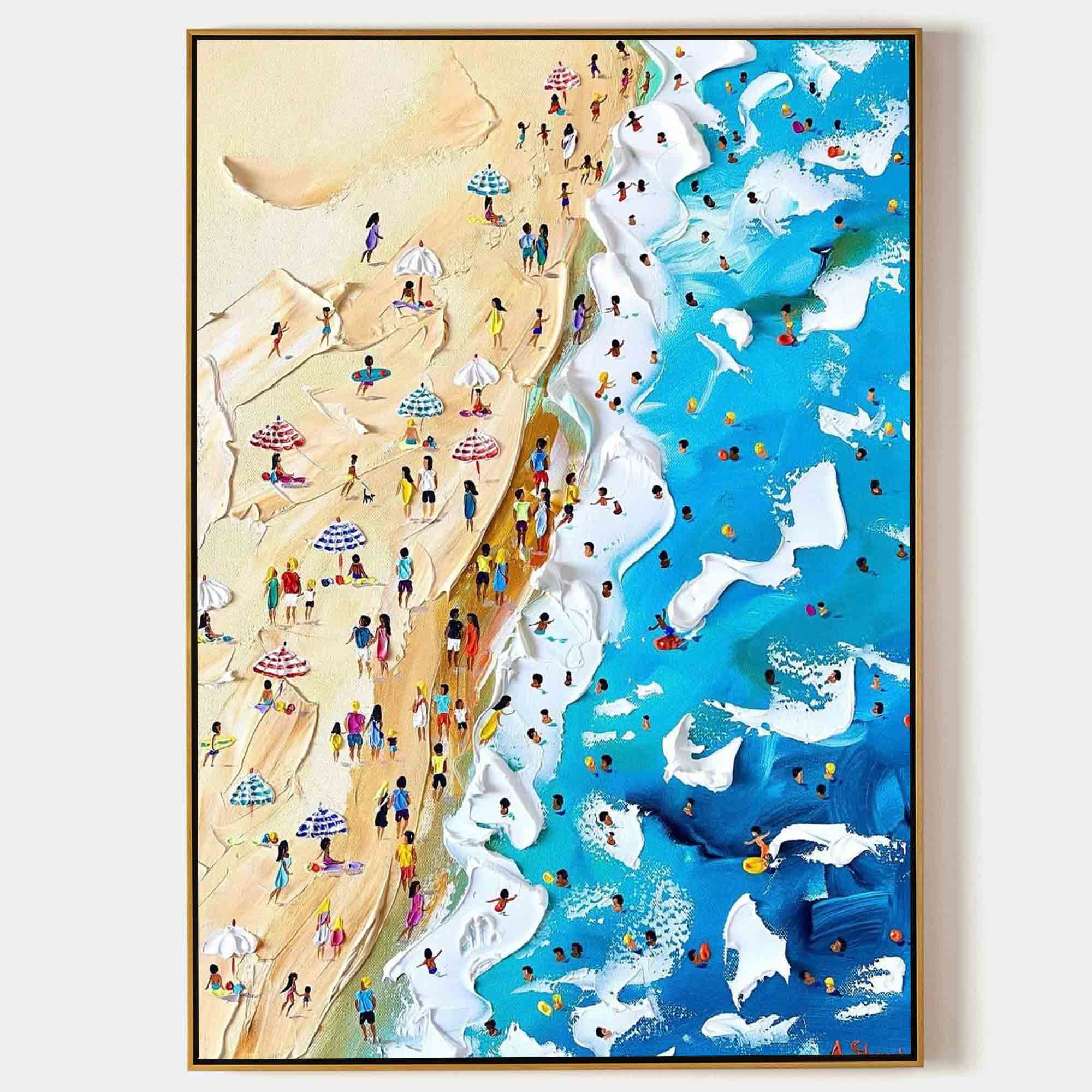 Plaster Art Texture Painting SG203 - Neutralighting