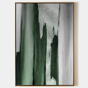 Green And Gold Abstract Painting ABAV132 - Neutralighting