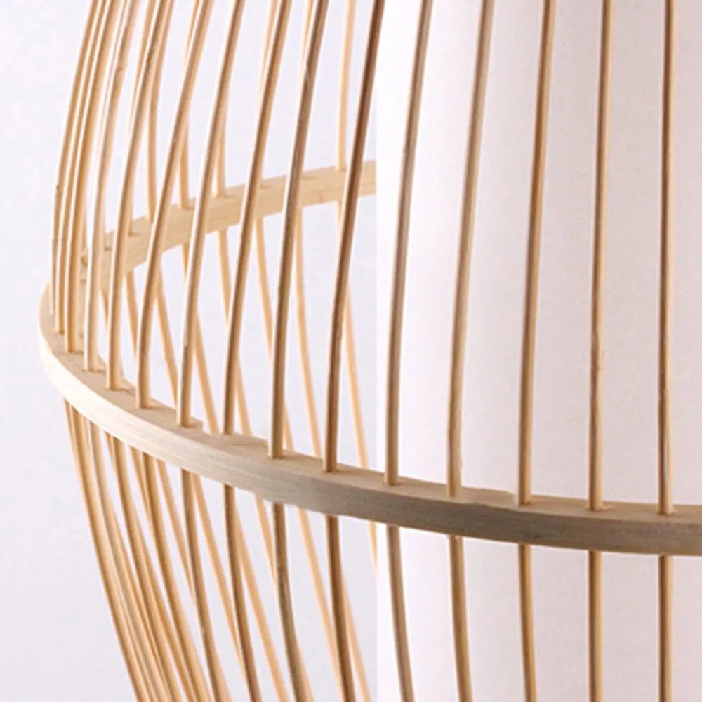 Ritta Wall Lamp Rustic, Muto Rattan Weaving LED, Hallway Wall Sconce - Neutral Decor
