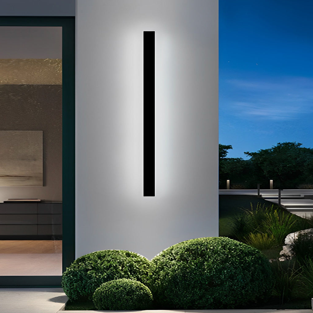 Forest Minimalist Long Linear LED Outdoor Wall Sconce