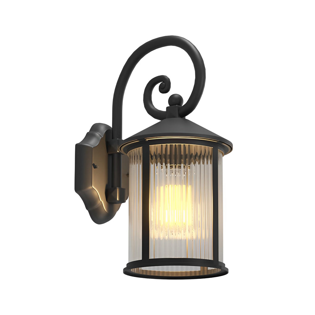Joseph Striped Retro Outdoor Wall Lights