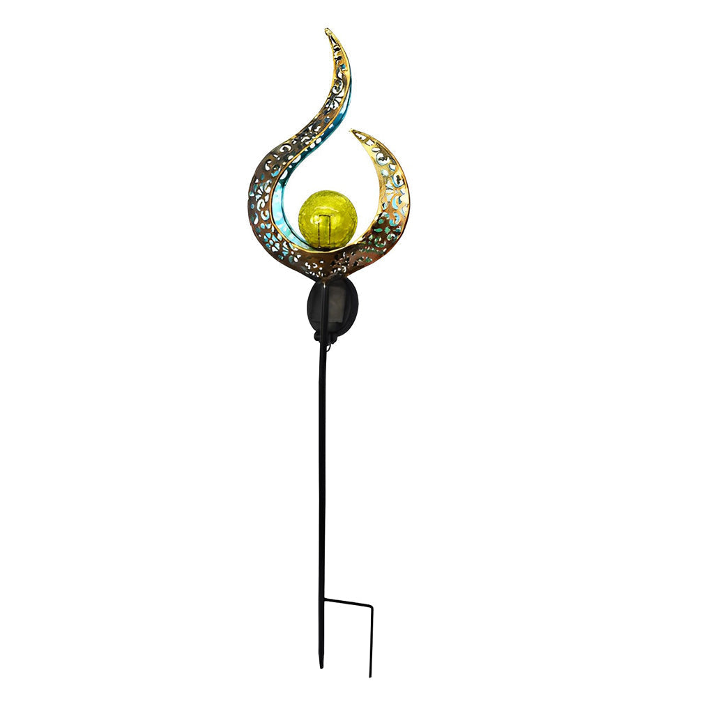 Edeline Mystical Moon Sun Flame Outdoor Light