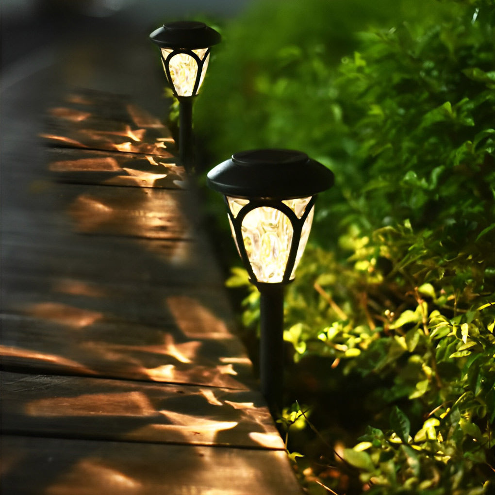 Royce LED Lawn Opaque Lampshade Glass Outdoor Lamps