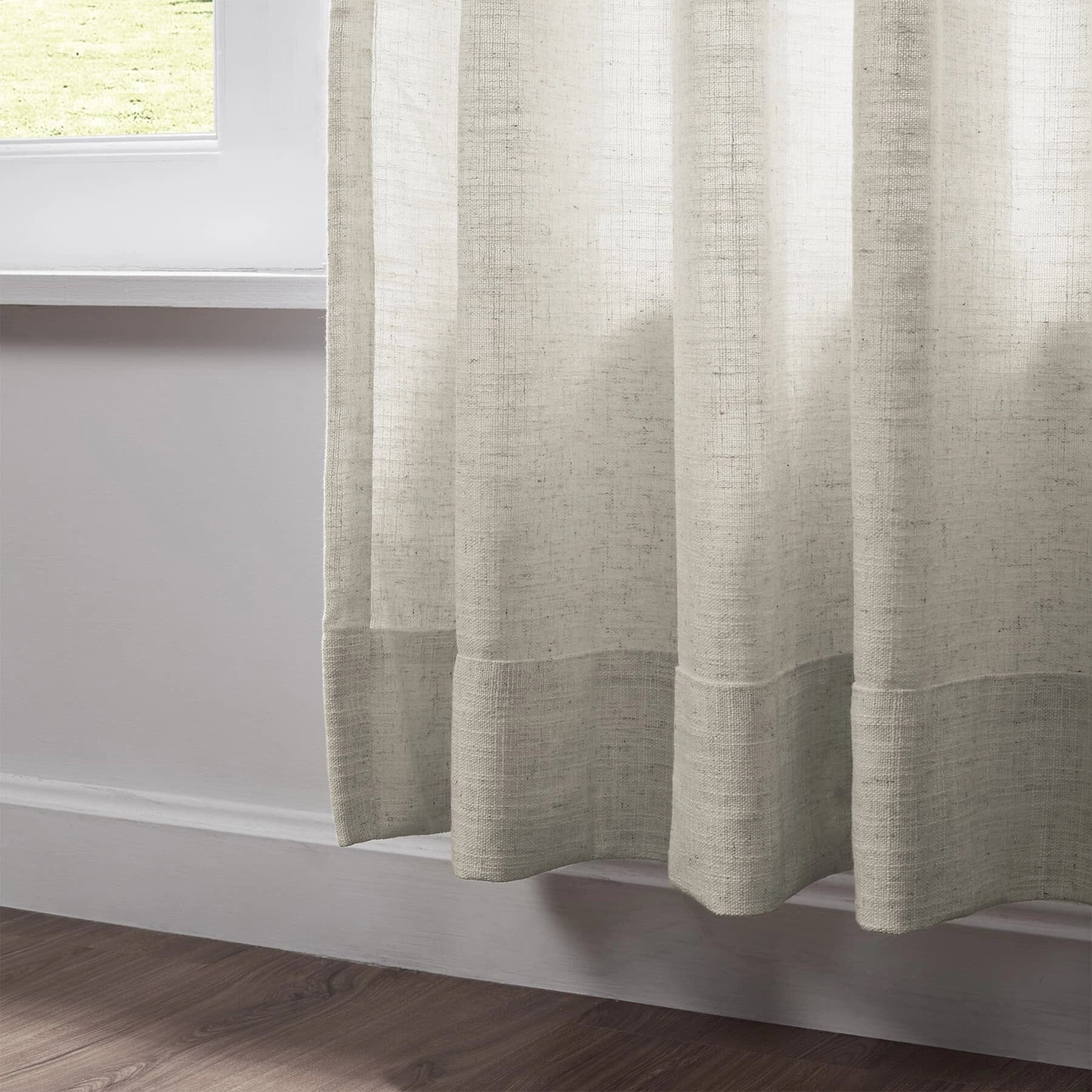 Lily Linen Curtains & Drapes Soft Top-Neutral Decor