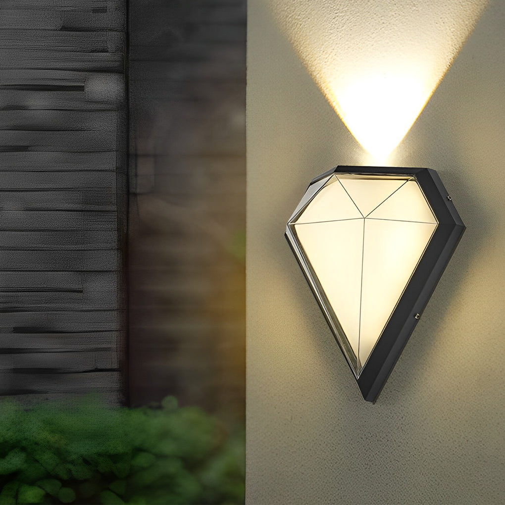 Timhea Creative Geometric LED Outdoor Wall Lamp