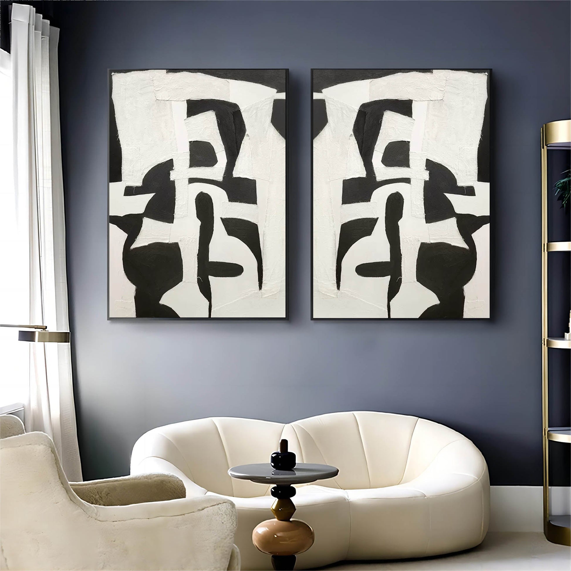Abstract Painting Set Of 2 SP119 - Neutralighting