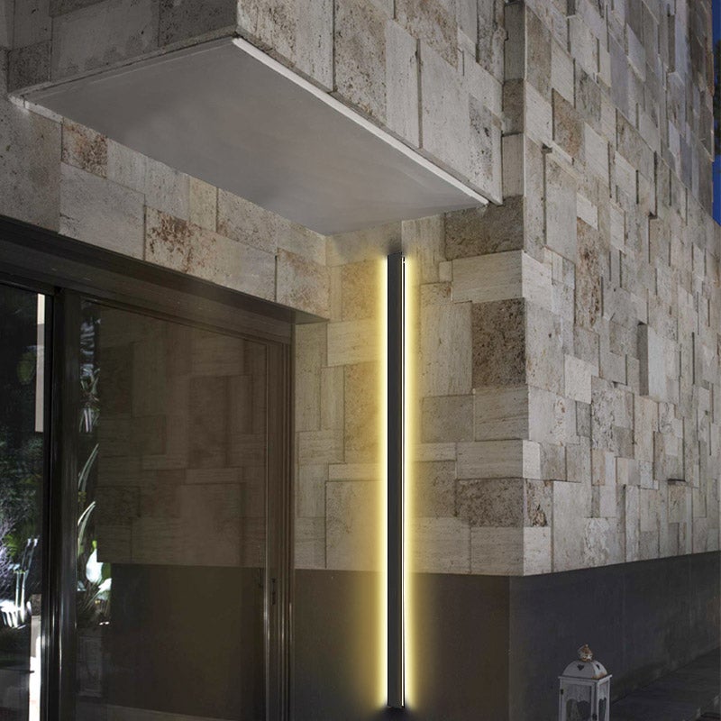 Teres LED Long Linear Minimalist Outdoor Wall Lights